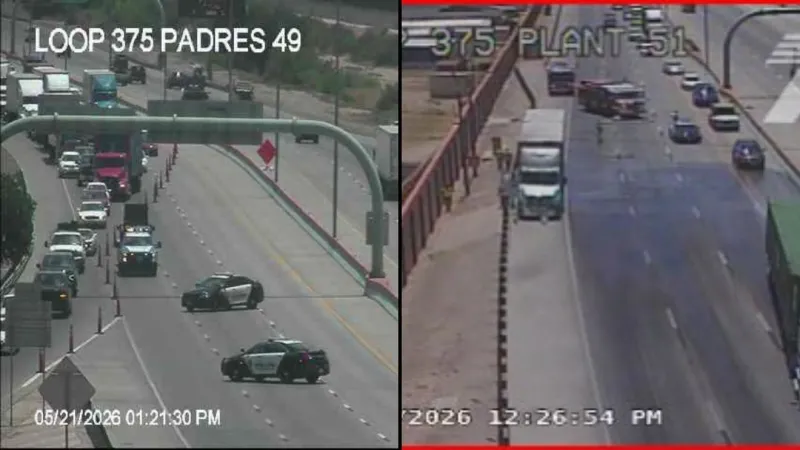 Fuel spill shuts down westbound lanes on Loop 375 near Plant Road in Lower Valley