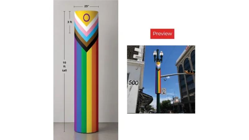 City to add decorations to downtown El Paso streetlights for Pride Month