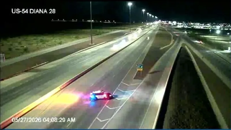 Rollover crash closes all lanes on US-54 North at Diana
