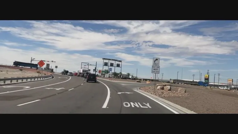 TxDOT reconfigures lanes at South Desert and Vinton Road intersection in far West El Paso