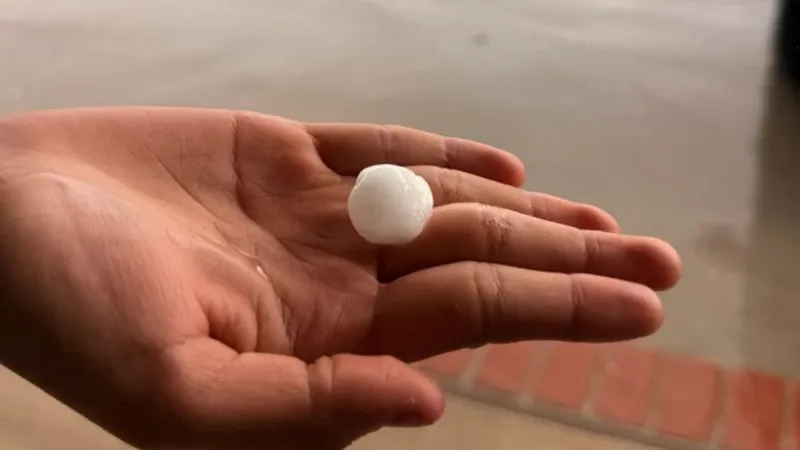 Hail and heavy rain hit Northeast El Paso after severe storm and flash flood warnings