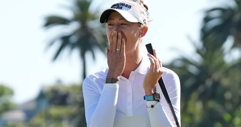 Nelly Korda wins U.S. Women's Open title with perilous final putt, claiming her 2nd straight major