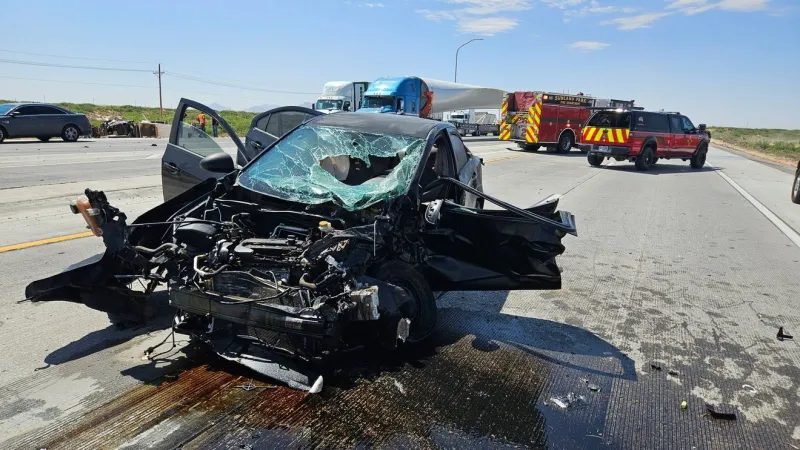 Three injured in crash near Santa Teresa Border Patrol Station; one airlifted