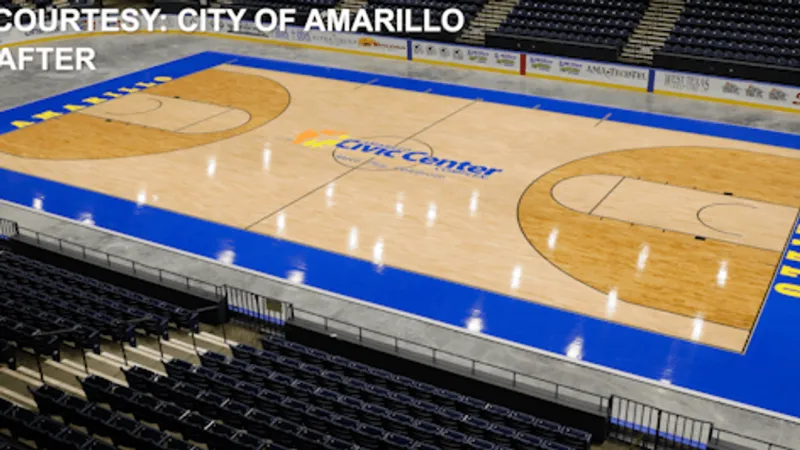 Amarillo Civic Center unveils $167,000 basketball court, eyes bookings to offset cost