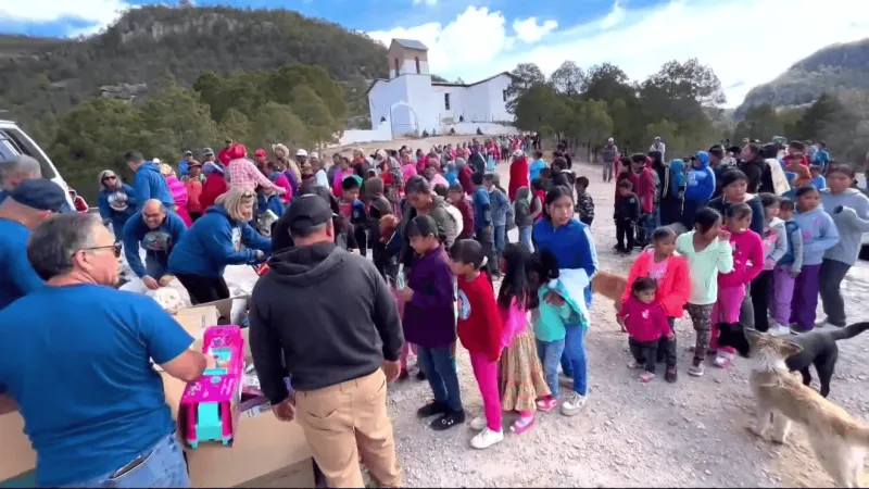 Korima volunteers from El Paso, Jurez and Las Cruces deliver aid in Sierra Tarahumara