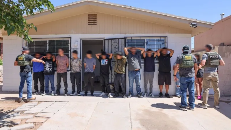 12 arrested in El Paso smuggling stash house raid, including unaccompanied child