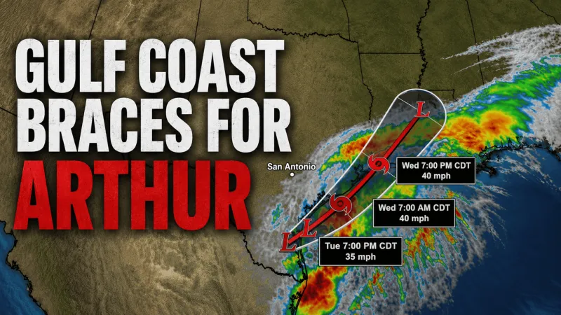 Gulf Coast Braces for Arthur: 15+ inches of rain put millions on alert