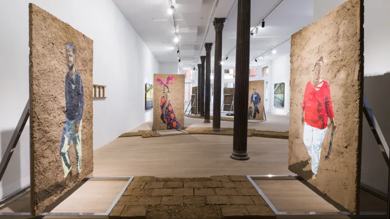 UNM Harwood Museum of Art's new exhibit explores the intersection of ancestry and the future through adobe art