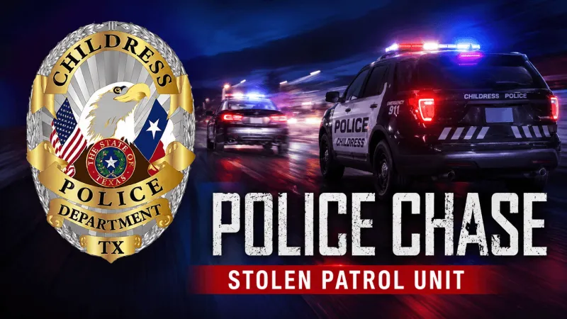 Childress police patrol vehicle stolen from Allsup's, suspect arrested in Donley County