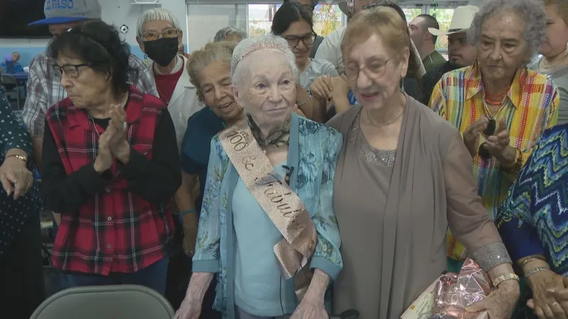 Carolina Salazar marks 100th birthday with music and family at El Paso senior center