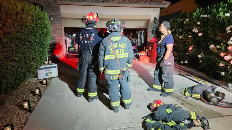 Attic fire reported at home in Sunland Park Monday night