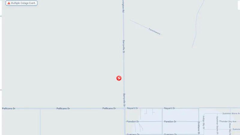 Outage hits far east El Paso, leaving over 4,000+ customers without power