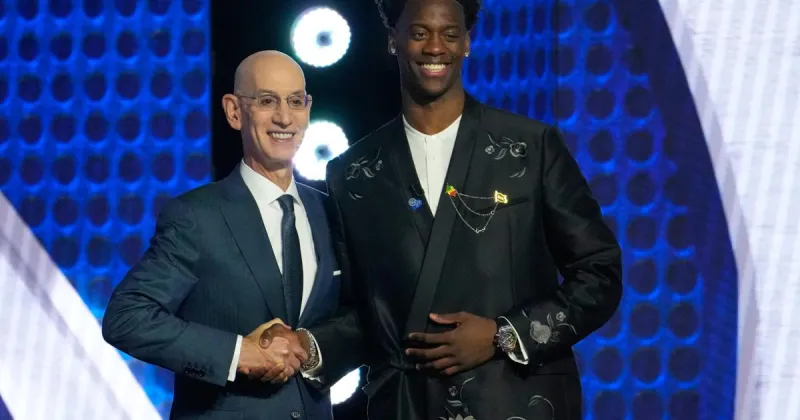 AJ Dybantsa the No. 1 pick on big NBA Draft night for freshman stars, Michigan's champions