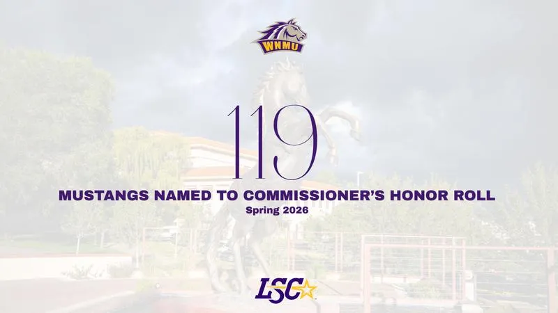 119 Mustangs Earn Spot on LSC Spring 2026 Commissioner's Honor Roll