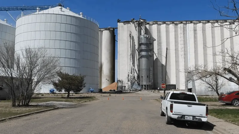 Trespass suspect rescued from grain elevator in Sunray after suffering head injury in fall