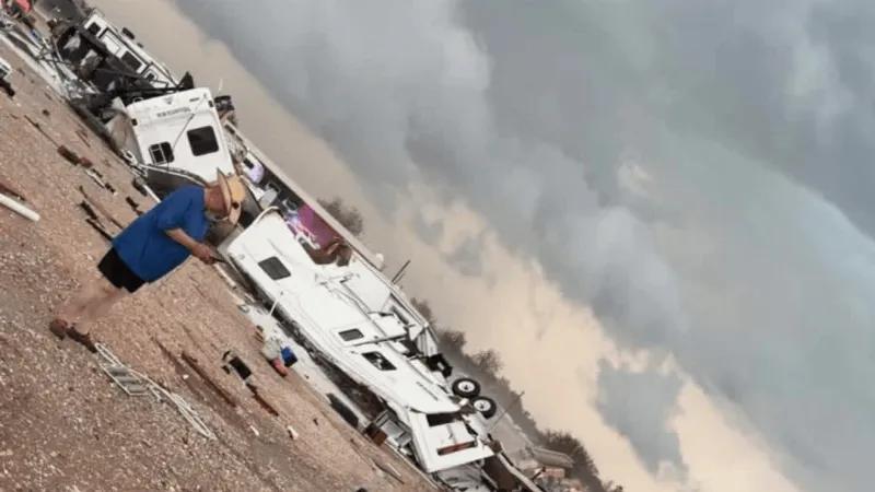 Wheeler suffers extensive damage from severe storms, officials advise against travel