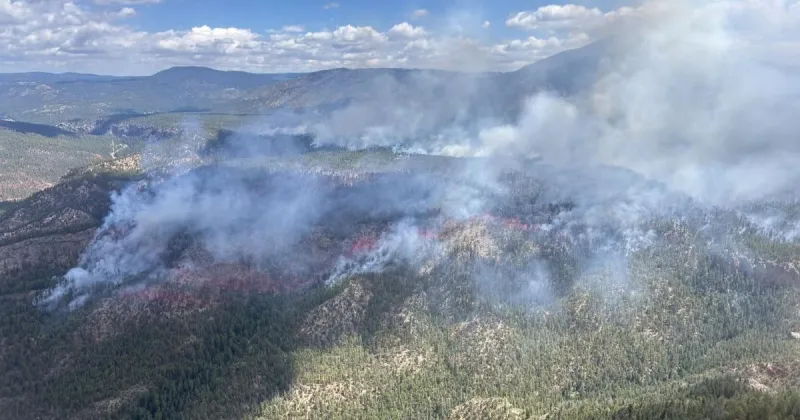 Jemez Mountains fire grows to more than 700 acres