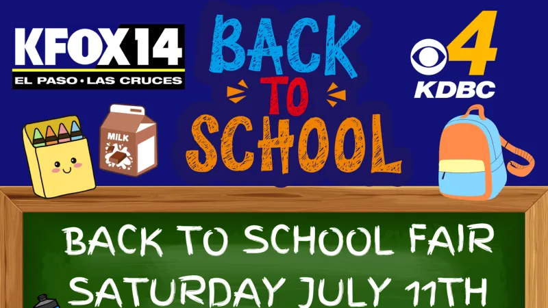 KFOX14/CBS4 to host 'Stronger Communities' back-to-school fair in Las Cruces