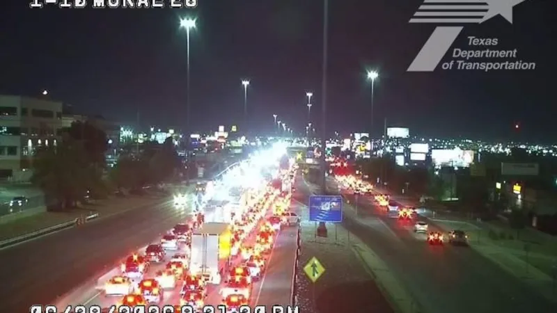 Motorcycle crash shuts down all I-10 East lanes at Yarbrough in East El Paso