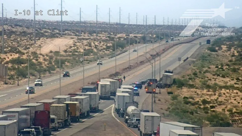 I-10 east closed at Clint after two-vehicle crash leaves two in critical condition