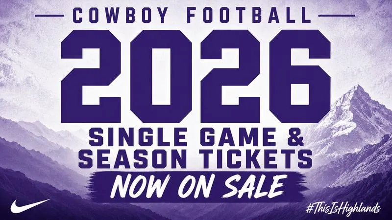 Cowboy Football Single-Game And Season Tickets Now On Sale