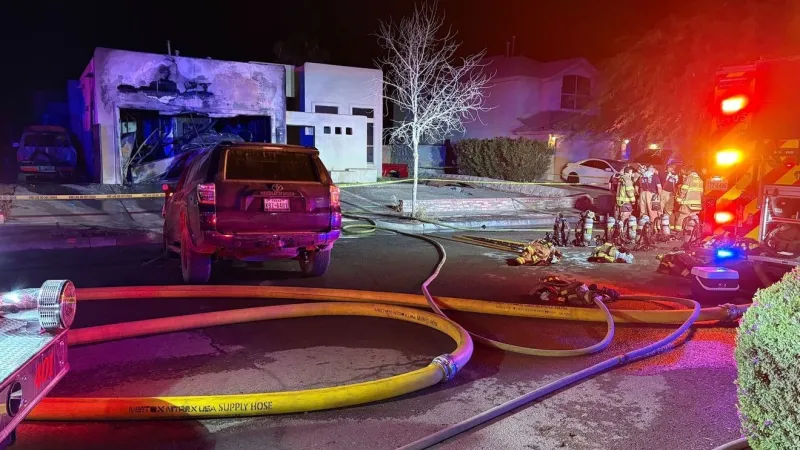 Firefighters respond to house fire in Horizon City
