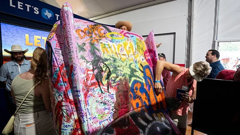 Cadillac Ranch featured at the Great American State Fair in Washington D.C.