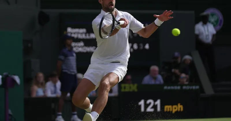 Djokovic breaks another Federer record at Wimbledon despite 'meltdowns' on Centre Court