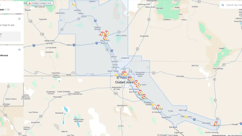 Severe weather, lightening leaves more than 11 thousand customers without power