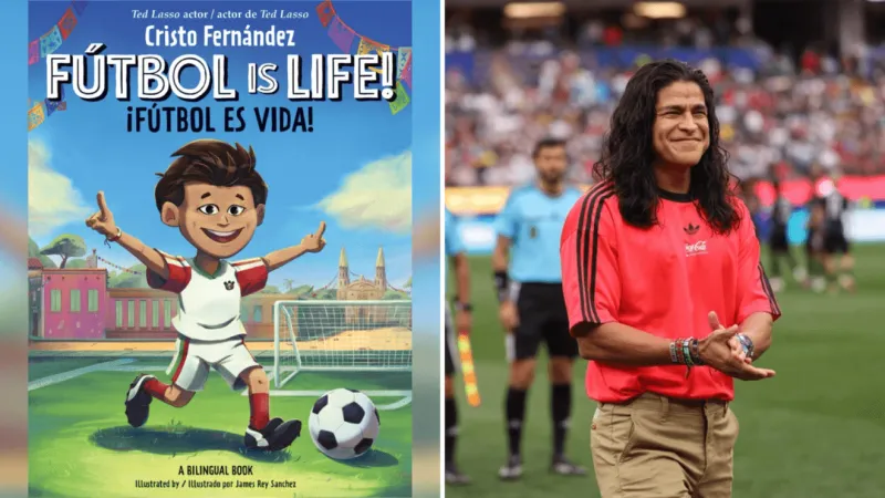 Ted Lasso's Cristo Fernndez releases bilingual kids book "Ftbol Is Life!"