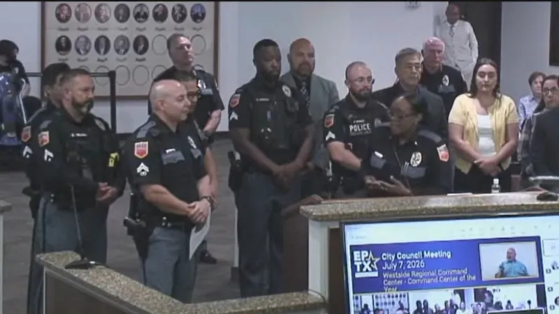 City honors West El Paso police station for initiatives, 10% crime reduction