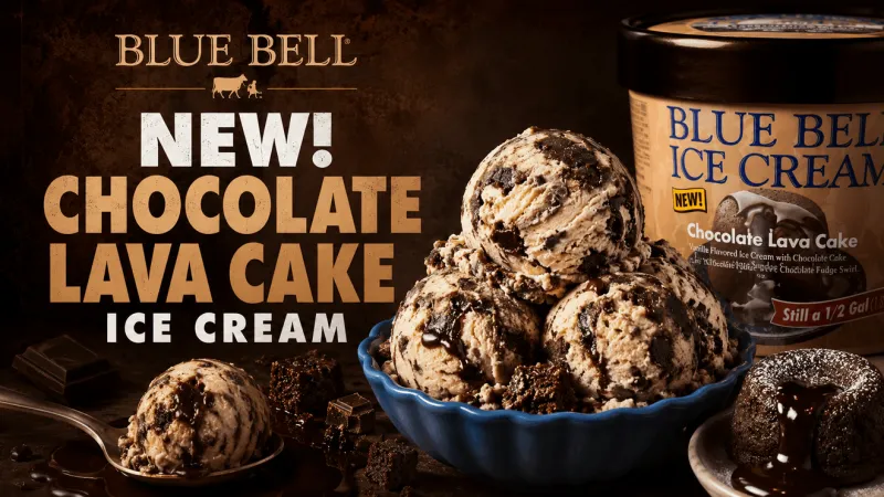 Blue Bell unveils decadent new Chocolate Lava Cake ice cream