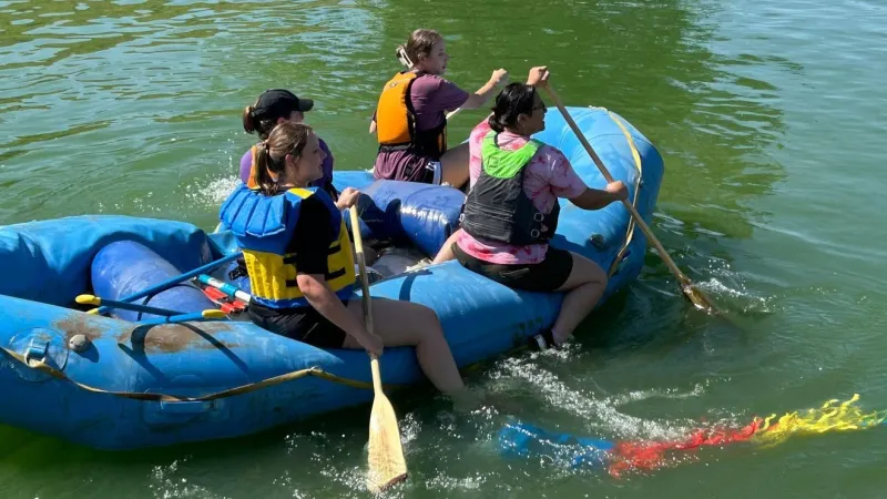 Teamwork and creativity take center stage in Boys Ranch cardboard boat race