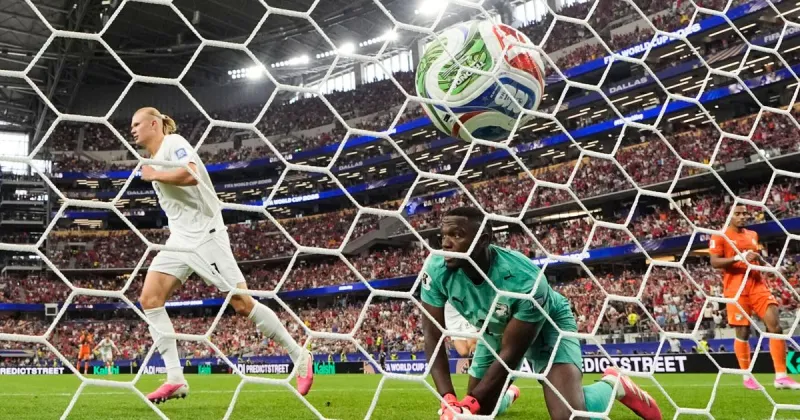 It's England against Norway in the World Cup quarterfinals, with all eyes on Erling Haaland