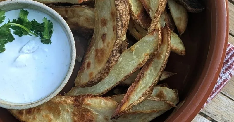 Crispy potatoes without the fryer
