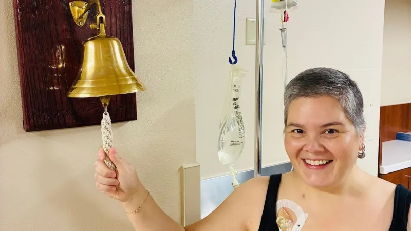 End of cancer treatment marked as El Paso woman rings victory bell at Providence