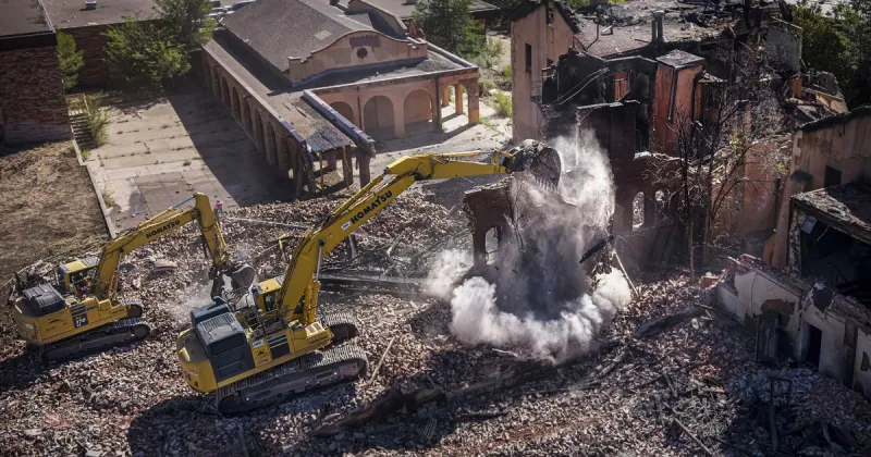 Santa Fe's St. Catherine Indian School buildings razed after fire as cause investigated