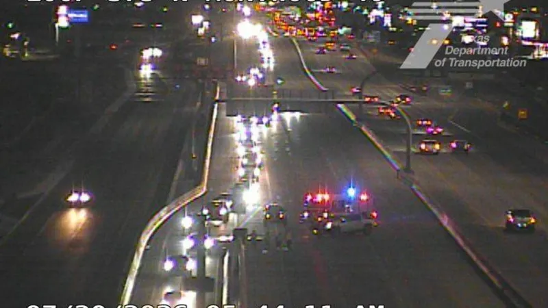 Crash blocks two right lanes on Loop 375 at Montwood, southbound in El Paso