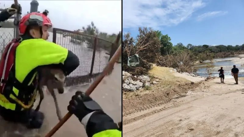 El Paso Fire Department water rescue team deployed to flood zone in South Central Texas