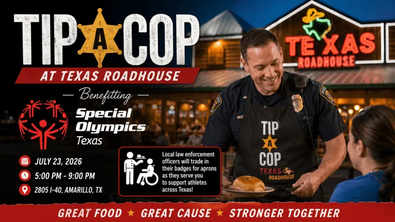 Dine out Thursday to support Special Olympics Texas during Tip A Cop fundraiser