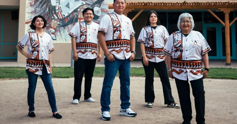 Albuquerque Isotopes unveil uniforms designed by San Ildefonso Pueblo artist