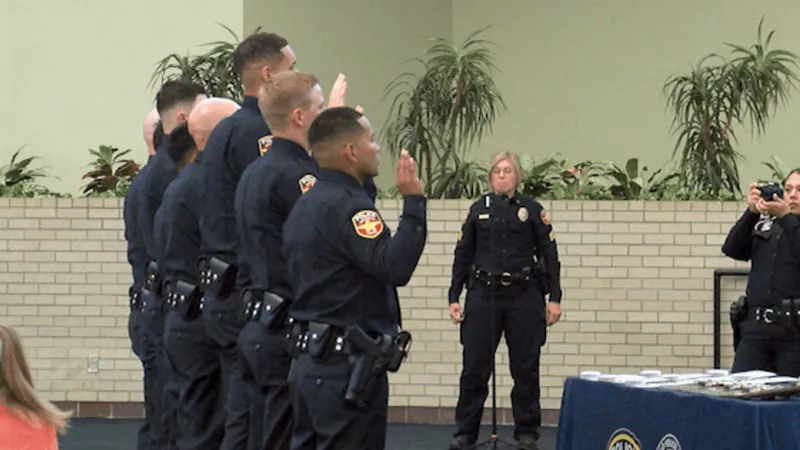 Amarillo police honor eight recruits graduating from 106th academy class