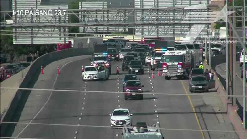 TxDOT: Crash closes two right lanes on I-10 West at Trowbridge in East El Paso