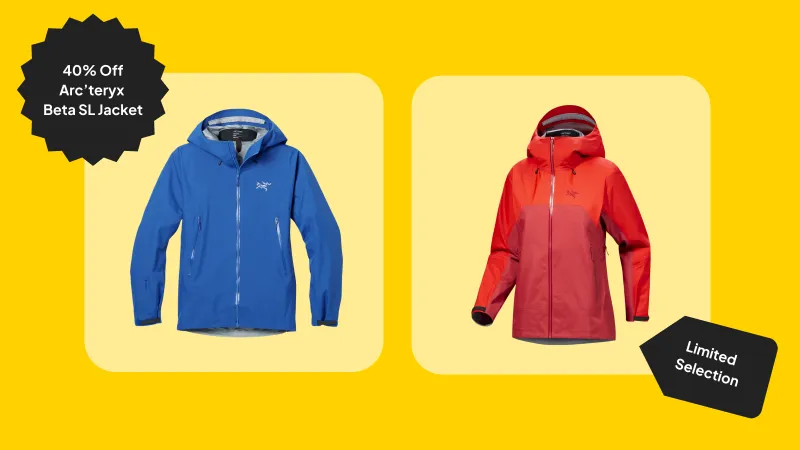 The $500 Arc'teryx Beta SL Jacket Is 40 Percent Off