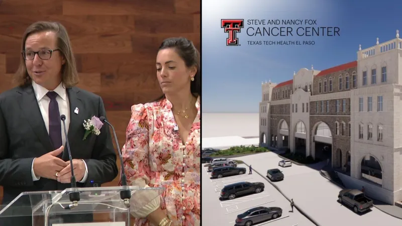 Business leaders donate $300K for new Fox Cancer Center in El Paso