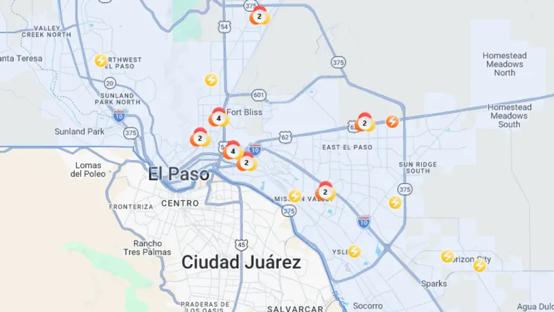 Multiple outages hit El Paso as hundreds lose power in triple-digit heat