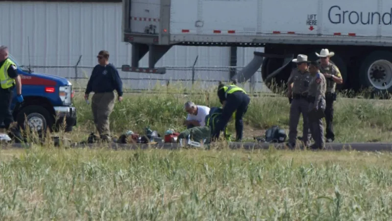 Motorcyclist killed in crash on I-40 frontage road near Arnot Road