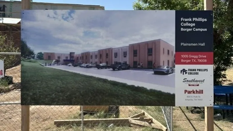Frank Phillips College gears up for school year with new residence hall under construction