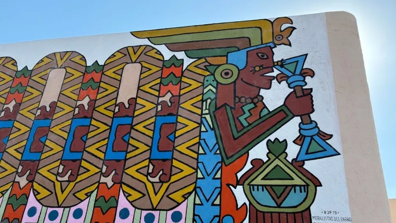 Segundo Barrio unveils restored 1975 Quetzalcoatl mural