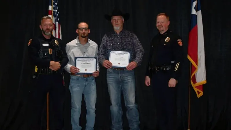 Pantex employees honored for helping Amarillo officer detain aggressive suspect